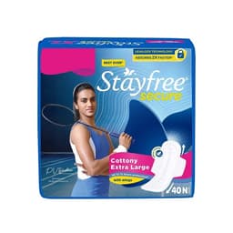 Stayfree Secure Cottony Sanitary Pads XL