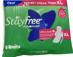 Stayfree Advanced Ultra Soft Sanitary Napkins XL