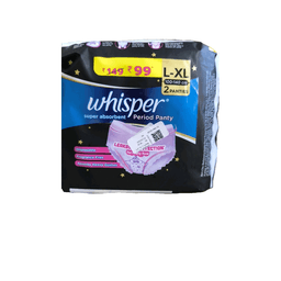 Whisper Super Absorbent Period Panty L-XL