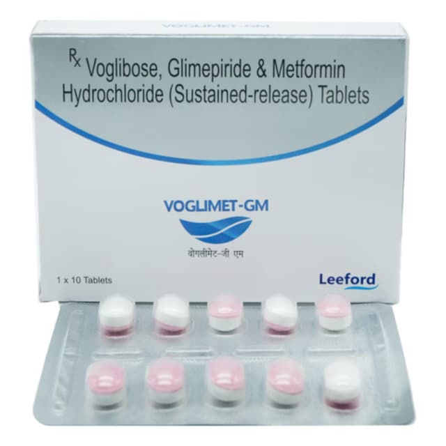 Pillo Only Buy Voglimet GM 2 Tablet Online | 60 mins delivery | PillO.