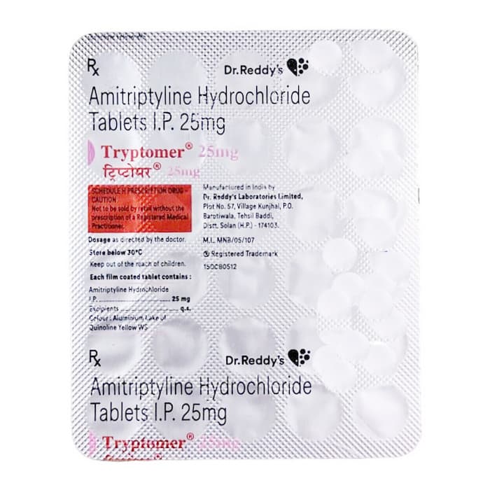 Tryptomer Composition Buy Tryptomer 25 Tablet Online | 60 mins delivery | PillO.